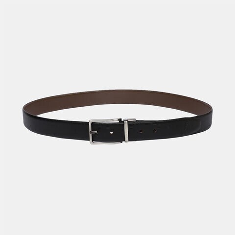 Hush puppies black and brown reversible leather belt for men